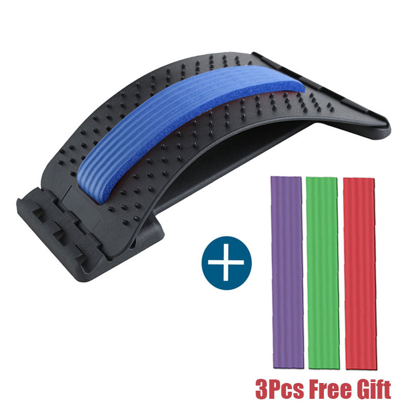 Back Massager Stretcher Tools Neck stretch massage Spinal Waist Pain Relief therapy Chiropractic lumbar support Humpback Device