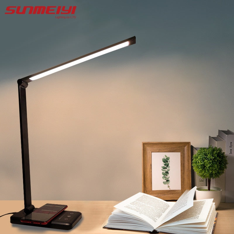 Led Desk Lamps USB Eye-Protection Table Lamp 5 Dimable Level Touch Night Light For Bedroom Bedside Reading lampara escritorio