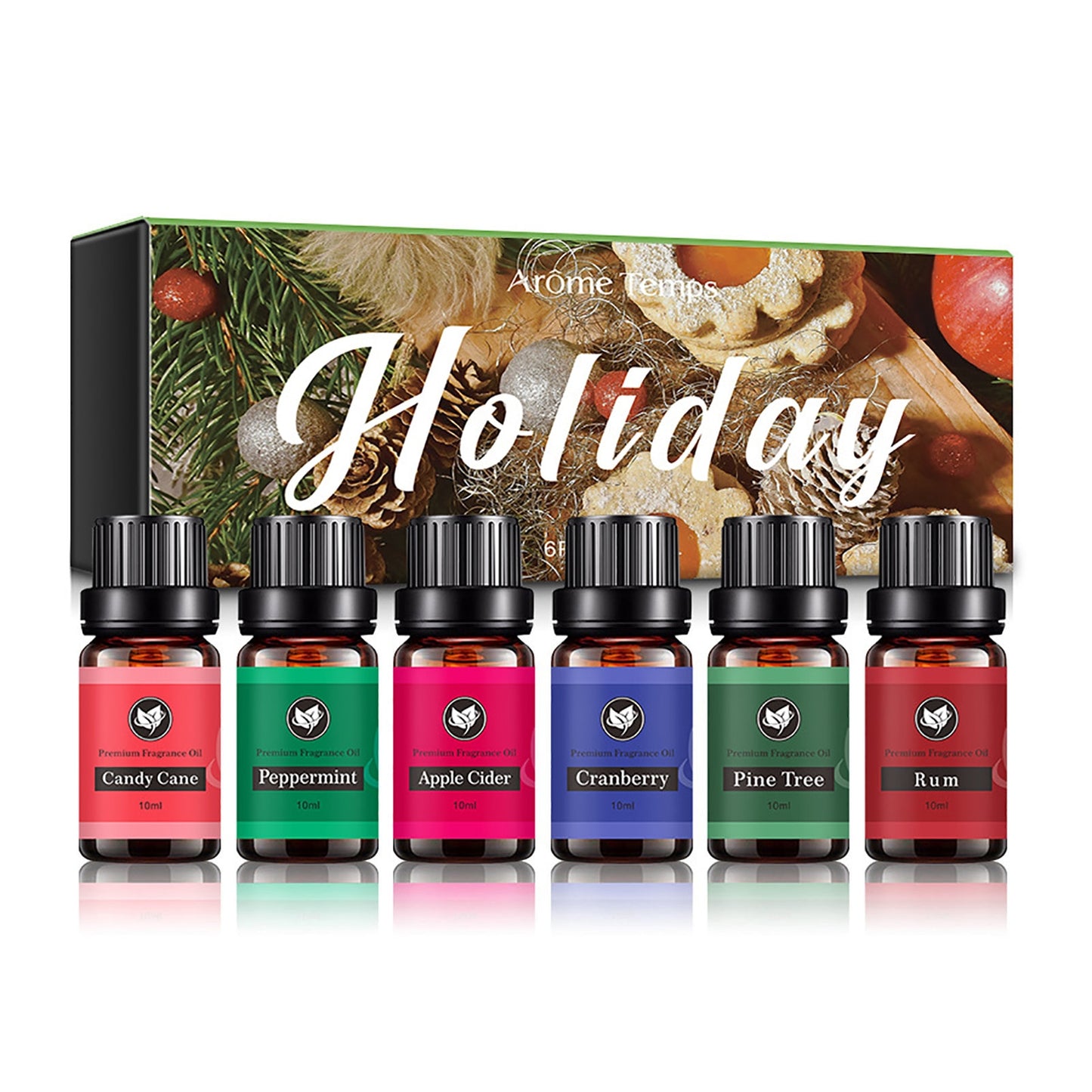 6/12/14/20Pcs Pure Essential Oils Natural Plant Aroma Essential Oil Diffuser Eucalyptus Vanilla Mint Eucalyptus Rose Tea TreeOil