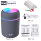 300ML Air Humidifier Ultrasonic Aromatherapy Essential Oil Diffuser Sprayer Mist Maker Fogger Aroma Difuser Car Home Mini Xiaomi