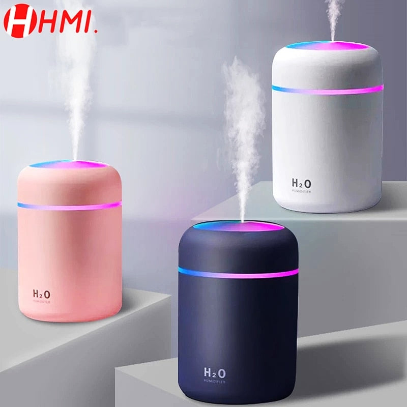 300ML Air Humidifier Ultrasonic Aromatherapy Essential Oil Diffuser Sprayer Mist Maker Fogger Aroma Difuser Car Home Mini Xiaomi