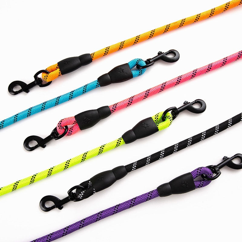 Nylon Training Dog Leash Webbing Recall Long Lead Line Pet Traction Rope Great for Teaching Camping Backyard