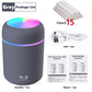 300ML Air Humidifier Ultrasonic Aromatherapy Essential Oil Diffuser Sprayer Mist Maker Fogger Aroma Difuser Car Home Mini Xiaomi