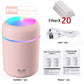 300ML Air Humidifier Ultrasonic Aromatherapy Essential Oil Diffuser Sprayer Mist Maker Fogger Aroma Difuser Car Home Mini Xiaomi