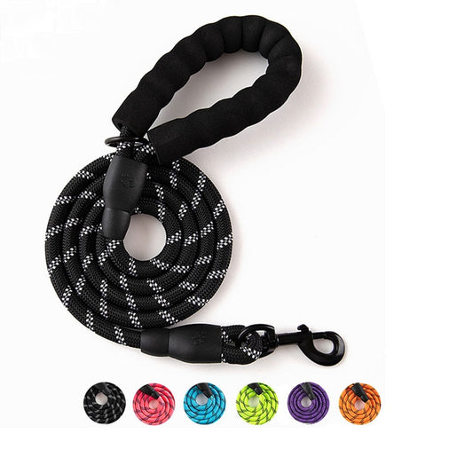 Nylon Training Dog Leash Webbing Recall Long Lead Line Pet Traction Rope Great for Teaching Camping Backyard