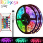 LED Strip 1m-30m RGBIC WS2812b Bluetooth App Control Chasing Effect Lights Flexible Tape Diode Ribbon TV BackLight Room Decorate