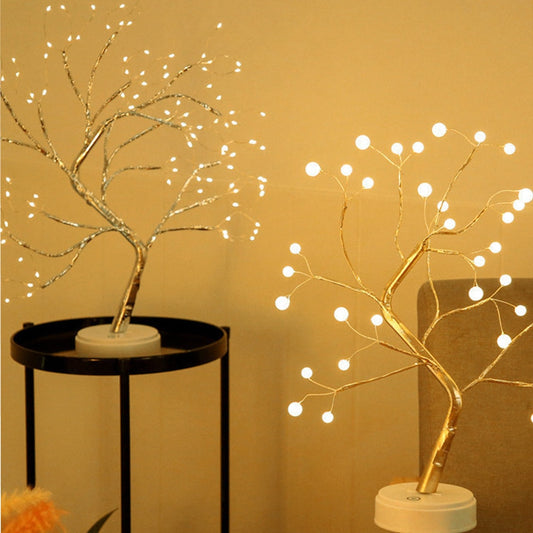 108led 36led 20led Festive Decoration Night Light Copper Wire Orchid Tree Branch Lamp for New Year Birthday Gifts Bedroom Decor