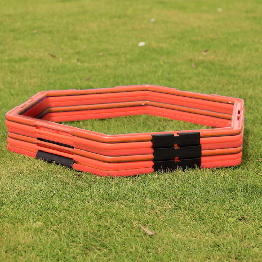 Hexagonal Agility Ring Training Ring Physical Training Ring Football Trainer Ladders Hurdles Speed Rings