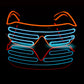 Novelty LED Glasses Light Up Shades Flashing Luminous Rave Night Christmas Activities Wedding Birthday Party Decoration 4 Colors