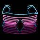 Novelty LED Glasses Light Up Shades Flashing Luminous Rave Night Christmas Activities Wedding Birthday Party Decoration 4 Colors