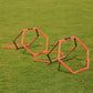 Hexagonal Agility Ring Training Ring Physical Training Ring Football Trainer Ladders Hurdles Speed Rings