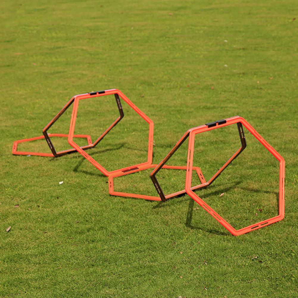 Hexagonal Agility Ring Training Ring Physical Training Ring Football Trainer Ladders Hurdles Speed Rings