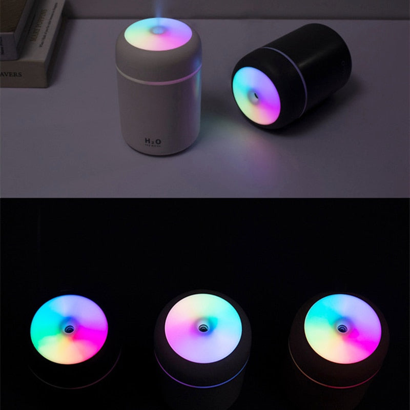 300ML Air Humidifier Ultrasonic Aromatherapy Essential Oil Diffuser Sprayer Mist Maker Fogger Aroma Difuser Car Home Mini Xiaomi