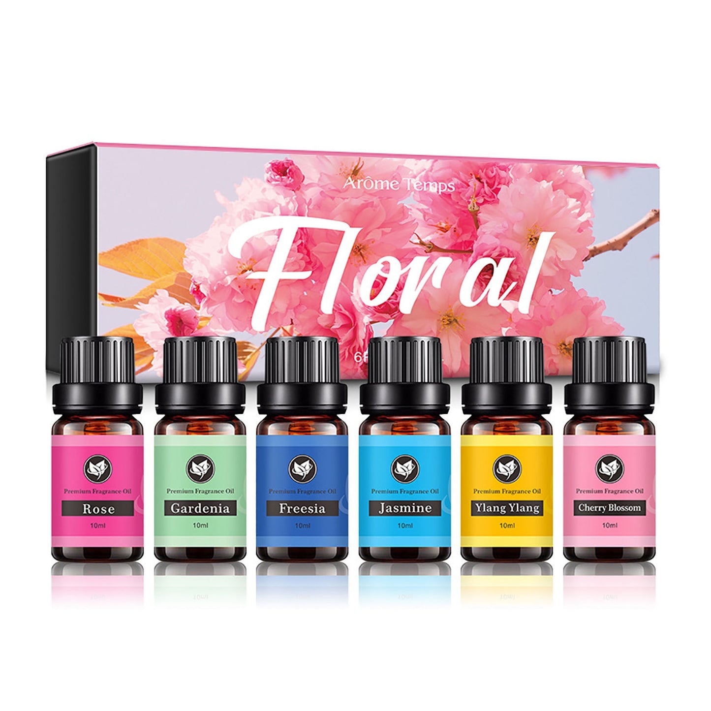 6/12/14/20Pcs Pure Essential Oils Natural Plant Aroma Essential Oil Diffuser Eucalyptus Vanilla Mint Eucalyptus Rose Tea TreeOil