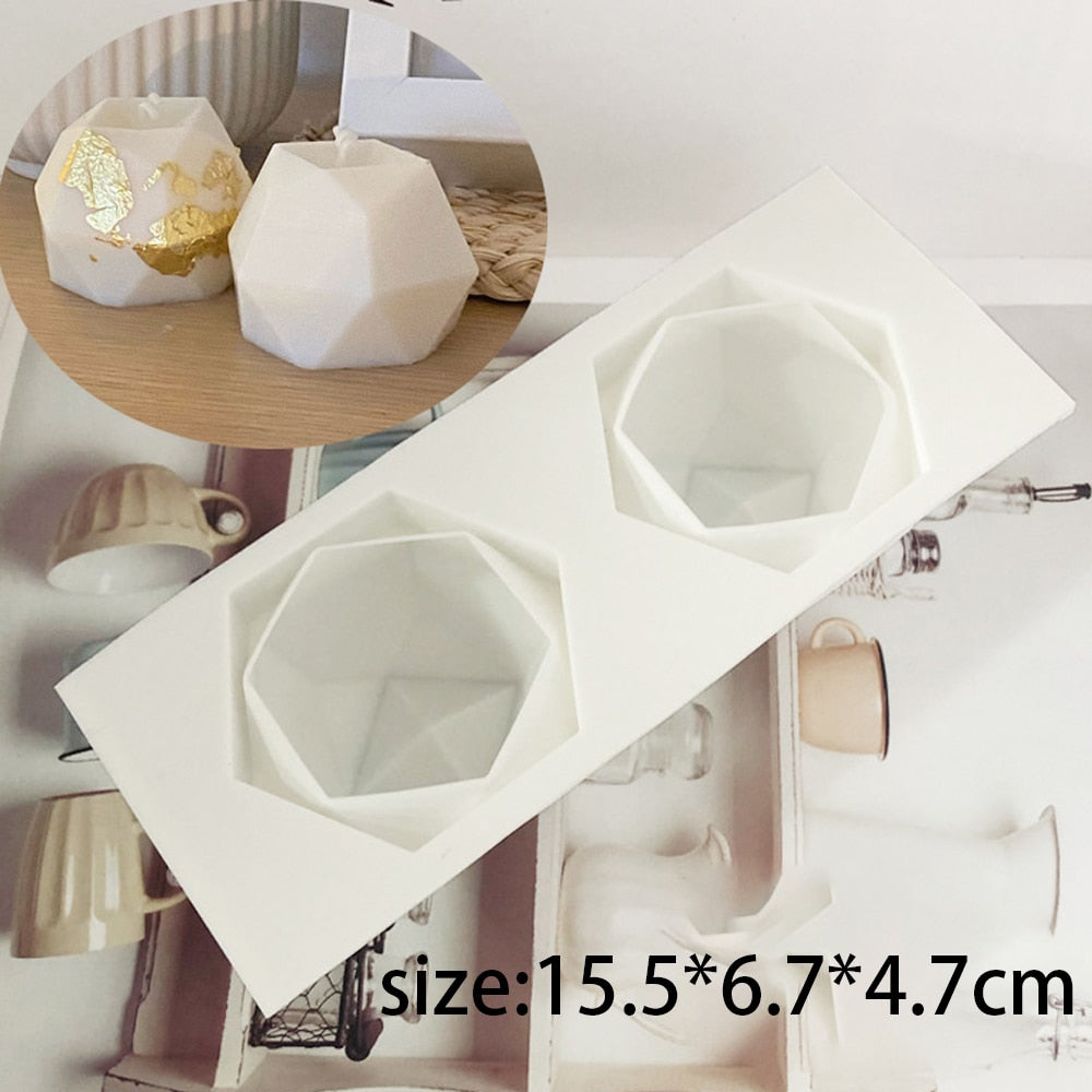 Scented Candle Mold DIY Wool shape Candle Silicone Casting Mold Handmade Candle Soap Making Wax Mold Handcraft Home Decoration