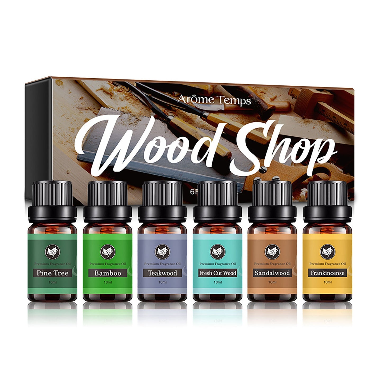 6/12/14/20Pcs Pure Essential Oils Natural Plant Aroma Essential Oil Diffuser Eucalyptus Vanilla Mint Eucalyptus Rose Tea TreeOil