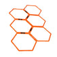 Hexagonal Agility Ring Training Ring Physical Training Ring Football Trainer Ladders Hurdles Speed Rings