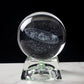 Newfashioned 3D Crystsal Solar System Ball Laser Engraved Planets Glass Sphere Cosmic Model Globe Home Decoration Astronomy Gift