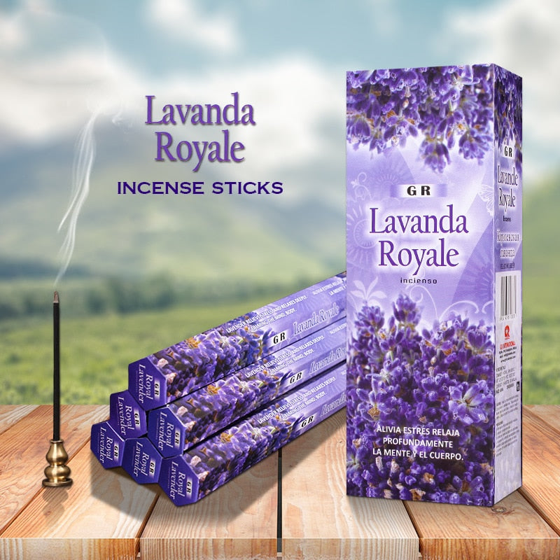 Y 20 Sticks Indian Incense White Sage Meditation Lavender Yoga Sea Breeze Love Incense Purifying Air Deodorization Aromatherapy