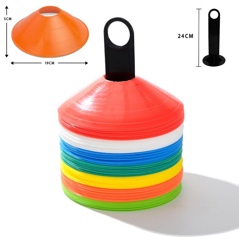 Agility Hurdles Sports Cones Football Training Equipment Soccer Cones Marker Discs Agility Training Kids Sports Field Markers