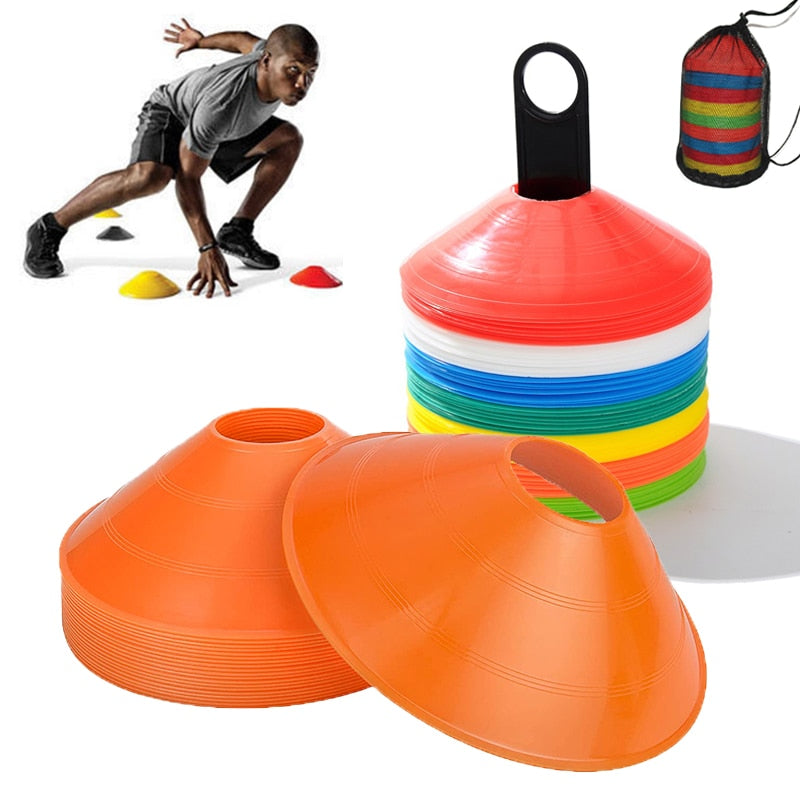 Agility Hurdles Sports Cones Football Training Equipment Soccer Cones Marker Discs Agility Training Kids Sports Field Markers