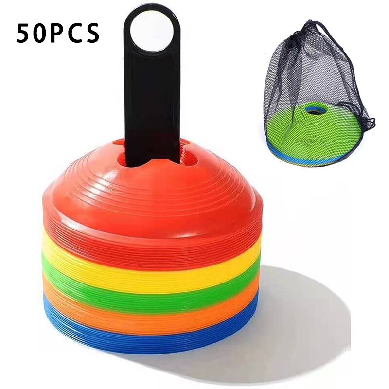 Agility Hurdles Sports Cones Football Training Equipment Soccer Cones Marker Discs Agility Training Kids Sports Field Markers